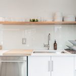 glass splashback clear