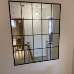 large wall mounted mirror