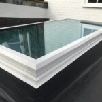 flat roof with motor opening