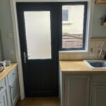 Residential Door uPVC Internal Anthracite grey with flag window