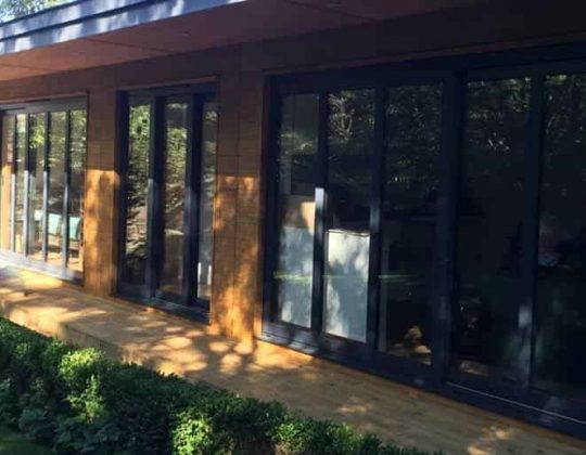 Spire exterior long shot