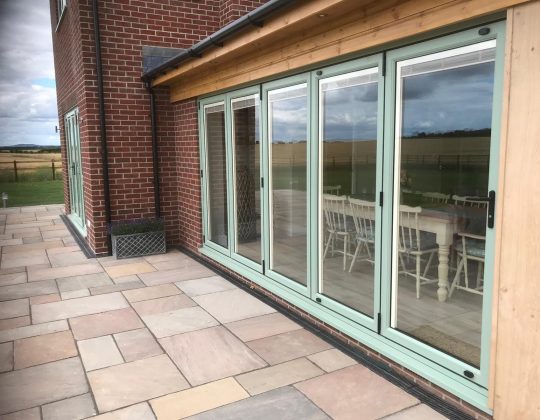 Chartwell Green Aluminium Bi-fold Doors Wiltshire