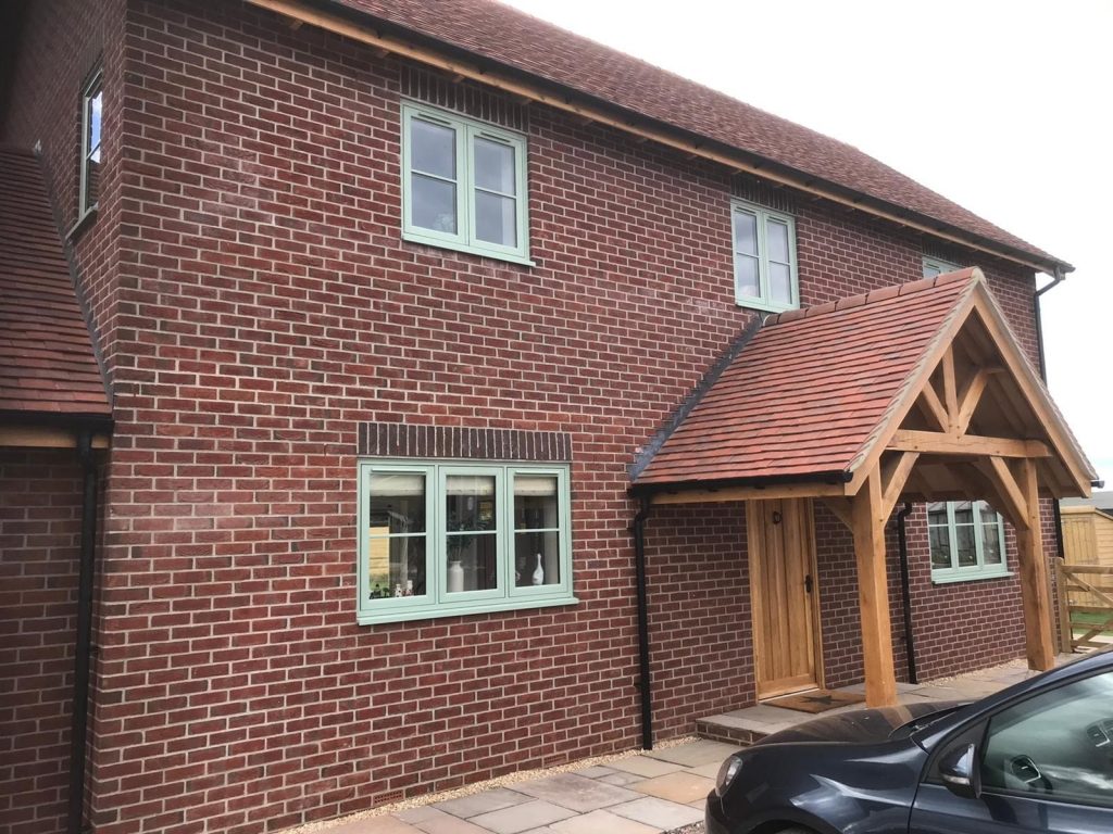 Chartwell Green Flush Casement Windows Astracle bars Wiltshire