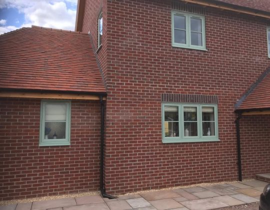 Chartwell Green Flush Casement Windows Astracle bars Wiltshire