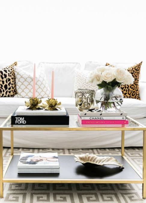 glass coffee table
