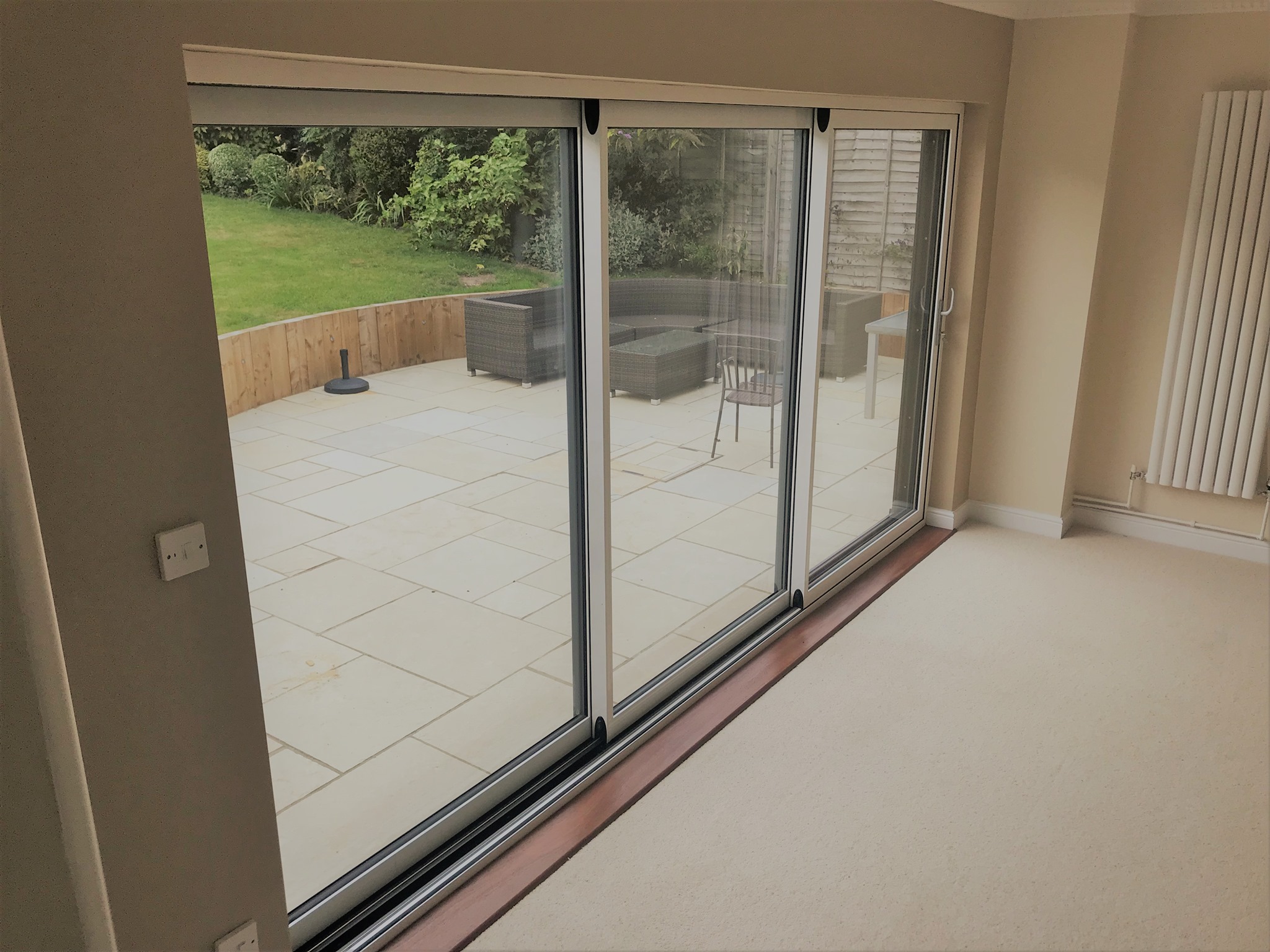 Aluminium Patio Triple Track